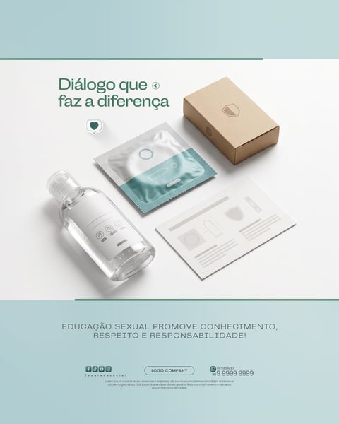 CAMPANHA DE CONSCIENTIZAÇÃO EDUCAÇÃO SEXUAL SOCIAL MEDIA PSD EDITÁVEL 3