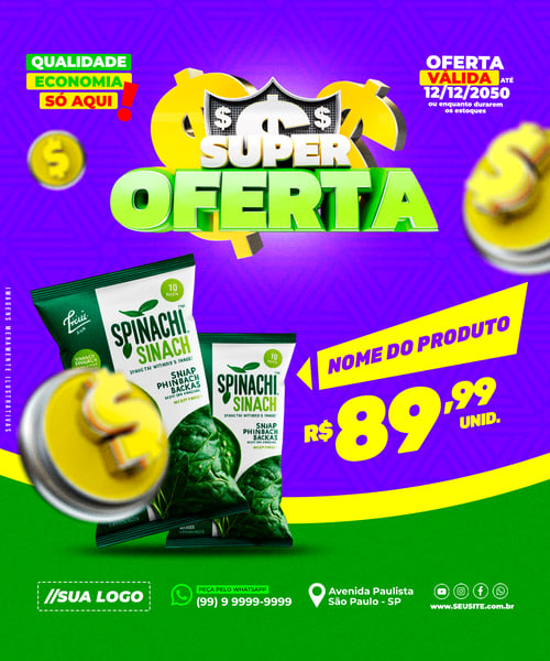 ENCARTE SUPER OFERTA REDES SOCIAIS