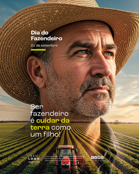DIA DO FAZENDEIRO 21 DE SETEMBRO SOCIAL MEDIA PSD EDITÁVEL 6