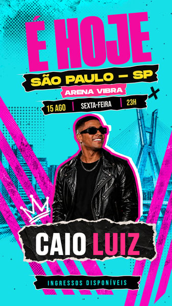 Flyer Agenda Próximos Shows PSD Editável 5