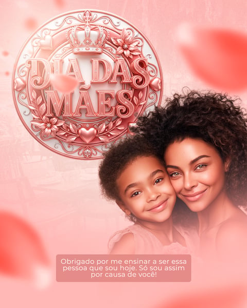 ARTE SOCIAL MEDIA PARA O DIA DAS MÃES MODELO 12