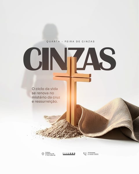 QUARTA FEIRA DE CINZAS 14 DE FEVEREIRO SOCIAL MEDIA PSD EDITÁVEL 6