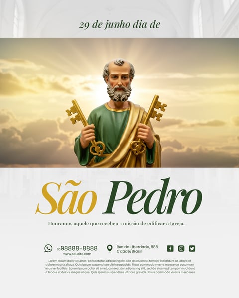 29 DE JUNHO DIA DE SÃO PEDRO