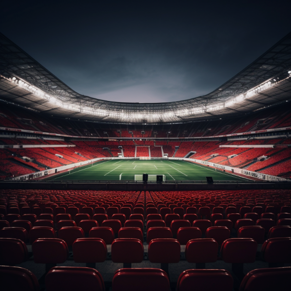 IMAGEM DE ESTADIO COM LUZES PARA COMPOSIÇÃO