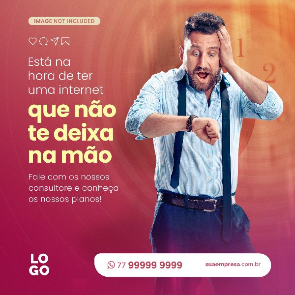 INTERNET QUE NÃO TE DEIXA NA MÃO - INTERNET
