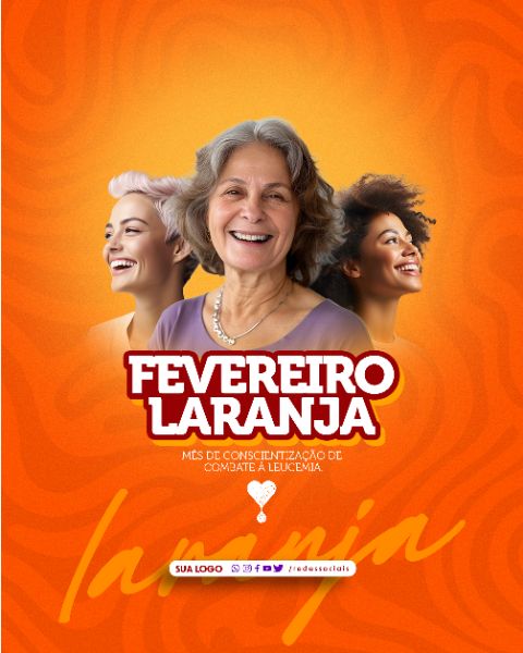 SOCIAL MEDIA - FEVEREIRO LARANJA - MULHERES