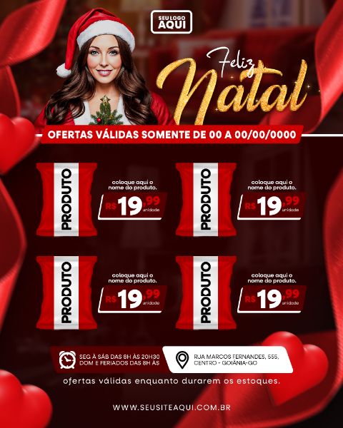 POST FEED | FELIZ NATAL | MERRY CHRISTMAS | PSD EDITÁVEL