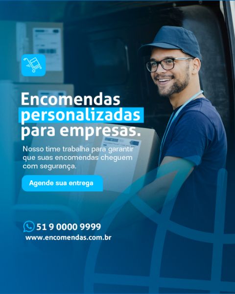 TRANSPORTADORA ENCOMENDA PERSONALIZADA PSD