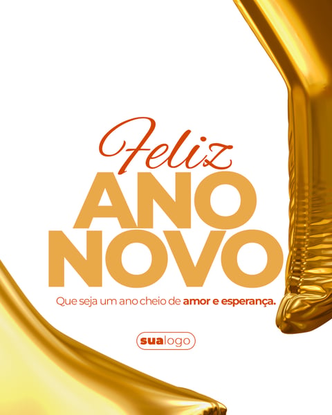 FELIZ ANO NOVO - PSD EDITAVEL 12