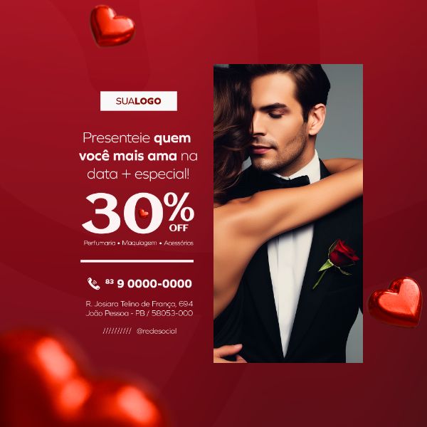 DIA DOS NAMORADOS SOCIAL MEDIA POST FEED