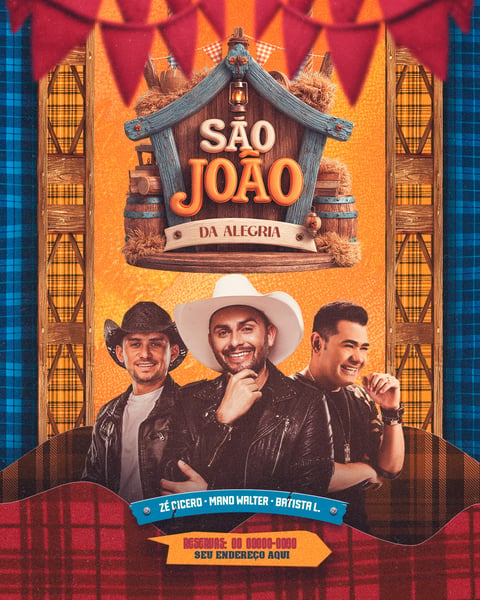 FLYERS DE EVENTOS SÃO JOÃO 03