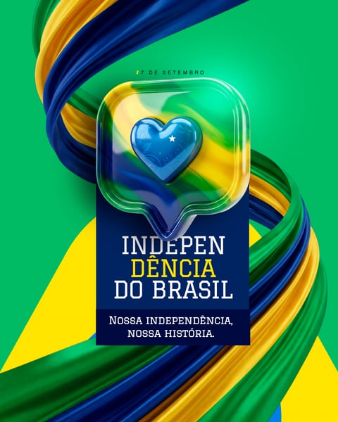 7 DE SETEMBRO INDEPENDÊNCIA DO BRASIL SOCIAL MEDIA 5