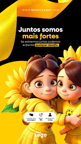 STORY - SETEMBRO AMARELO | SOCIAL MEDIA - PSD EDITÁVEL