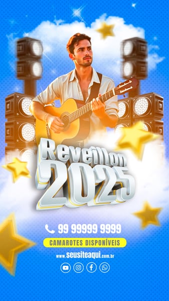 FLYER EVENTO PRE REVEILLON MÚSICA