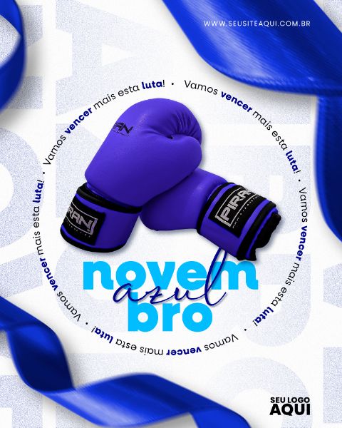 FEED PSD | NOVEMBRO AZUL | SOCIAL MEDIA | APOIE ESSA CAUSA
