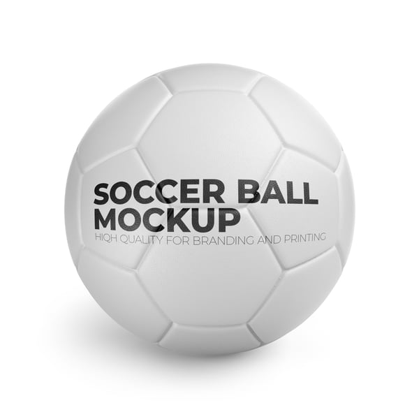 BOLA DE FUTEBOL PSD EDITÁVEL MOCKUP
