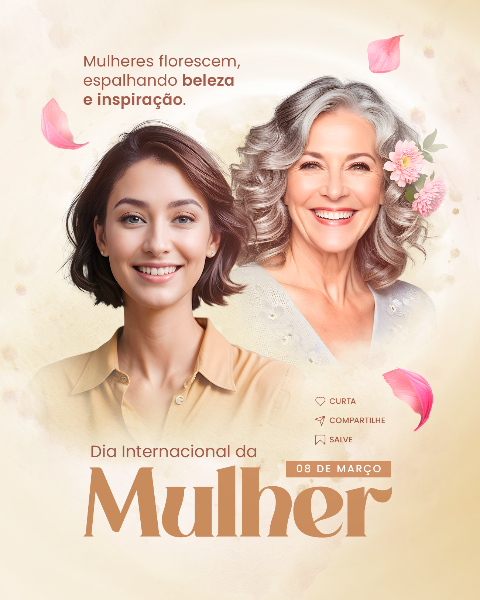 SOCIAL MEDIA DIA INTERNACIONAL DA MULHER