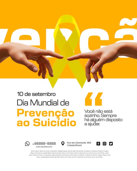 10 DE SETEMBRO DIA DE P´REVENÇÃO AO SUICIDIO