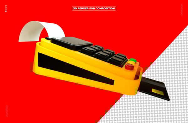 MÁQUINA CARTÃO DE CRÉDITO OBJETO 3D