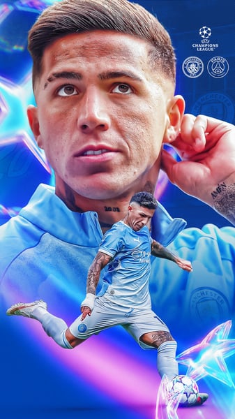 FLYER MATCHDAY ENZO FERNANDES MAN CIITY