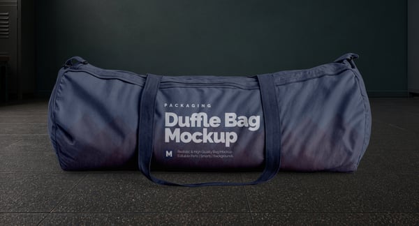 BOLSA DE VIAGEM PSD EDITÁVEL MOCKUP