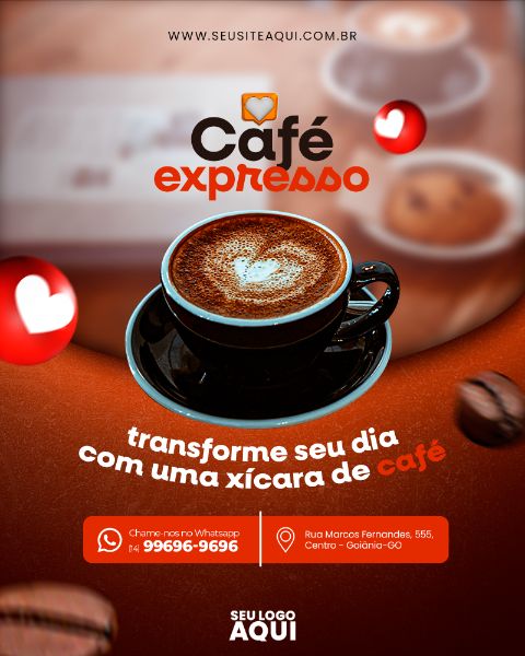 FEED | CAFETERIA | CAFÉ | SOCIAL MEDIA | PSD EDITÁVEL