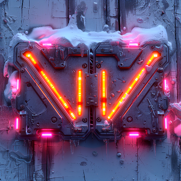 ELEMENTO 3D FUTURISTA | COM LUZES NEON | IMAGEM