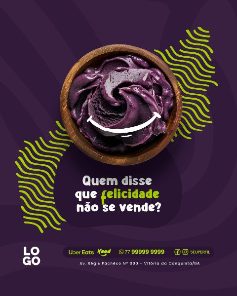 SOCIAL MEDIA -  AÇAÍ - AÇAITERIA