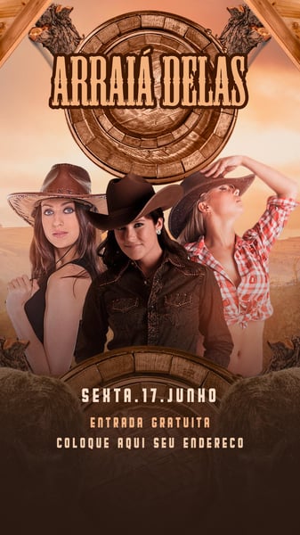 FLYER EVENTO ARRAÍA DELAS STORIES