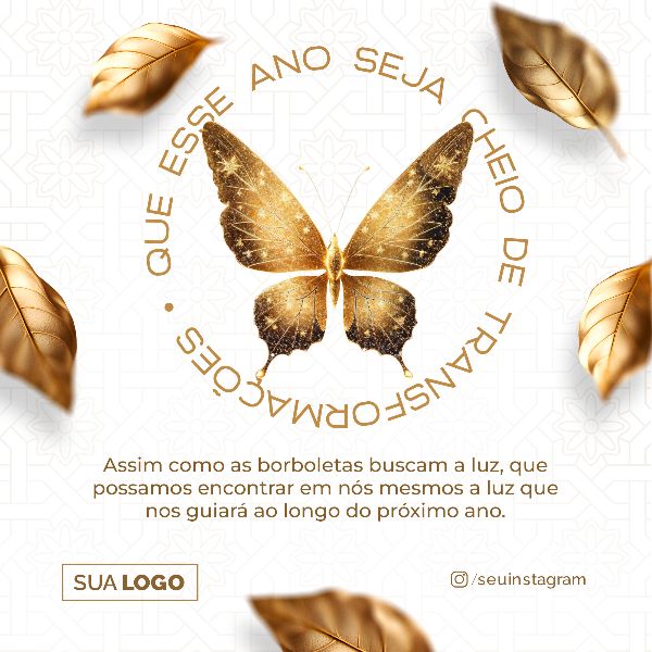 SOCIAL MEDIA - ANO NOVO FELIZ 2024 - NEW YEAR HAPPY 2024 - 28 FEED QUADRADO