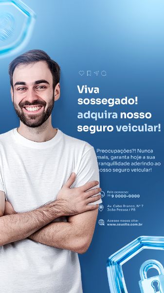 SEGURO VEICULAR SOCIAL MEDIA STORY