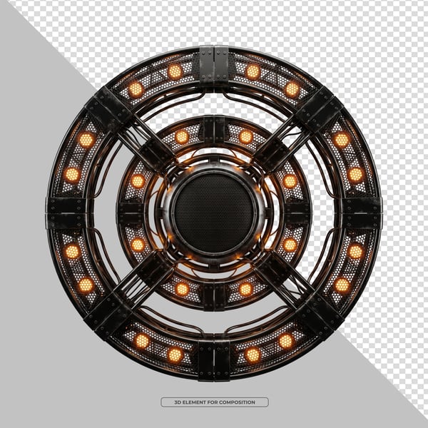 ELEMENTO 3D PNG ESTRUTURA DE PALCO3