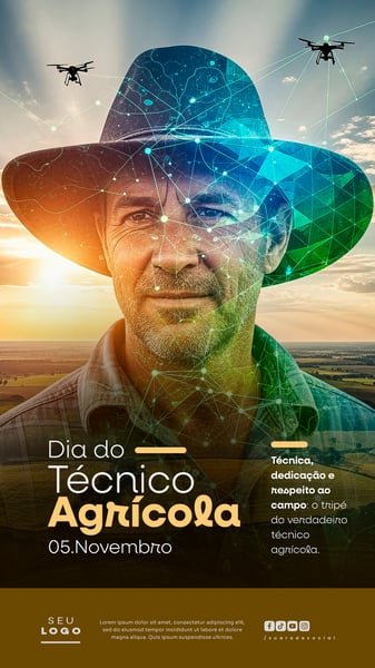 DIA DO TÉCNICO AGRÍCOLA 05 DE NOVEMBRO STORY SOCIAL MEDIA PSD EDITÁVEL 4