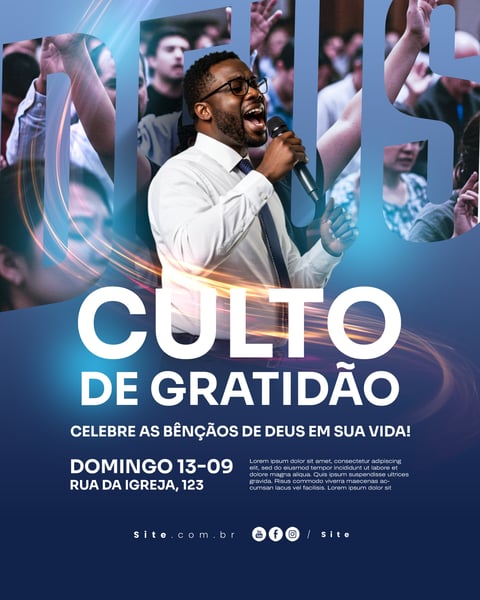 SOCIAL MEDIA CULTO EVANGÉLICO 5