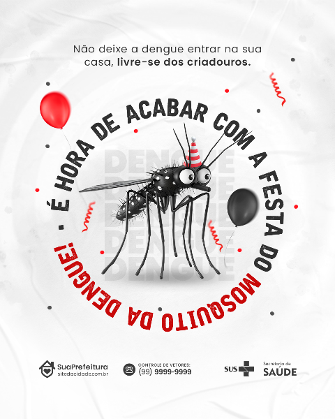 CONSCIENTIZAÇÃO CONTRA A DENGUE SOCIAL MEDIA