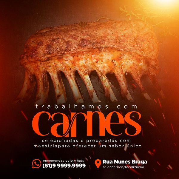 CHURRASCO FEED RESTAURANTE PSD