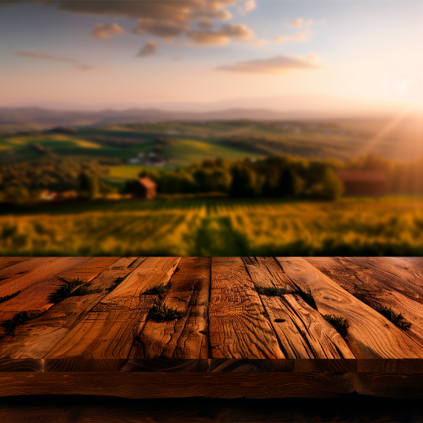 MESA DE MADEIRA | FAZENDA | CAMPO | BACKGROUND | IMAGEM PARA COMPOSIÇÃO