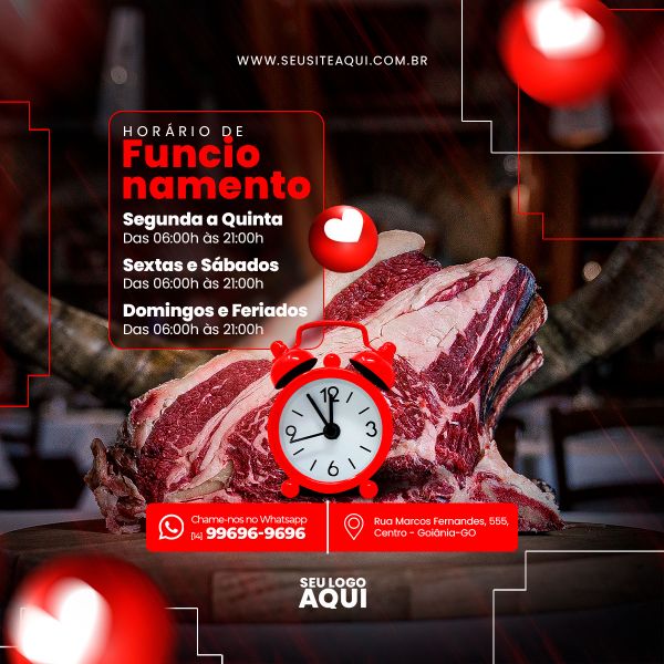 FEED QUADRADO - AÇOUGUE | CARNE | CHURRASCO | SOCIAL MEDIA | PSD EDITÁVEL