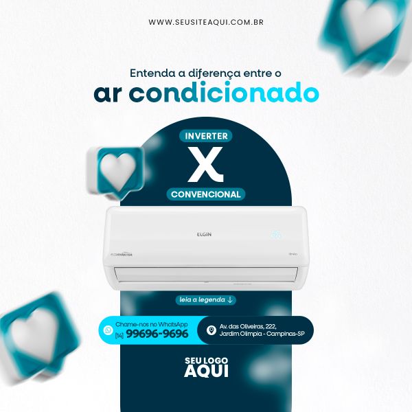 MANUTENÇÃO DE AR CONDICIONADO | SOCIAL MEDIA | PSD EDITÁVEL