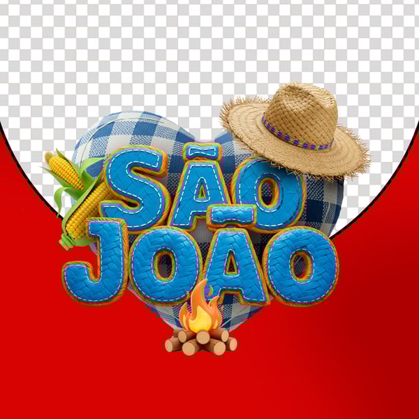 SELO 3D  FESTA JUNINA, SÃO JOÃO, ARRAIA