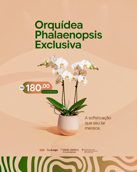COLEÇÃO FLORICULTURA ANÚNCIO LOJA DE FLORES SOCIAL MEDIA PSD EDITÁVEL 1