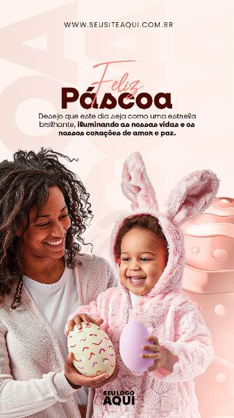 STORY - FELIZ PÁSCOA | PSD EDITÁVEL