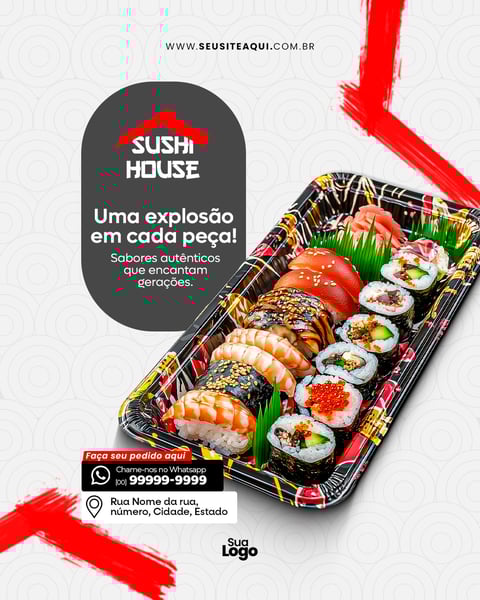 Feed Vertical - Comida japonesa - Sushi