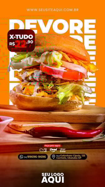 POST STORY - HAMBURGUERIA