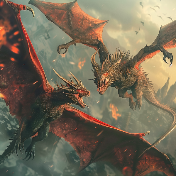 DRAGÃO MEDIAVAL, EFEITO 3D