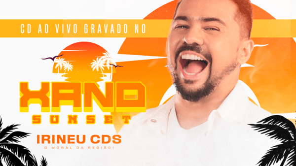 FLYER THUMB CAPA CD BANNER YOUTUBE XAND AVIÃO SUNSET PSD EDITÁVEL