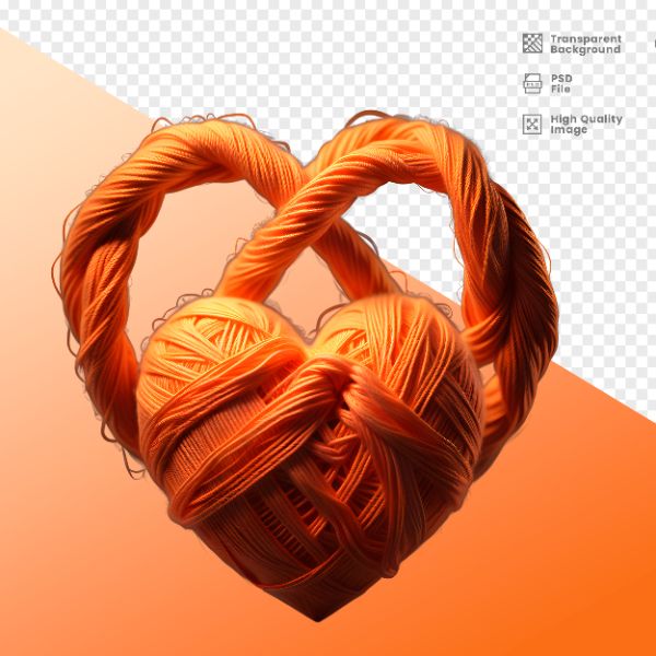 CORAÇÃO DE LÃ - ELEMENTO PARA COMPOSIÇÃO