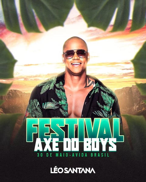FLYER EVENTO FESTIVAL AXE DO BOYS FEED