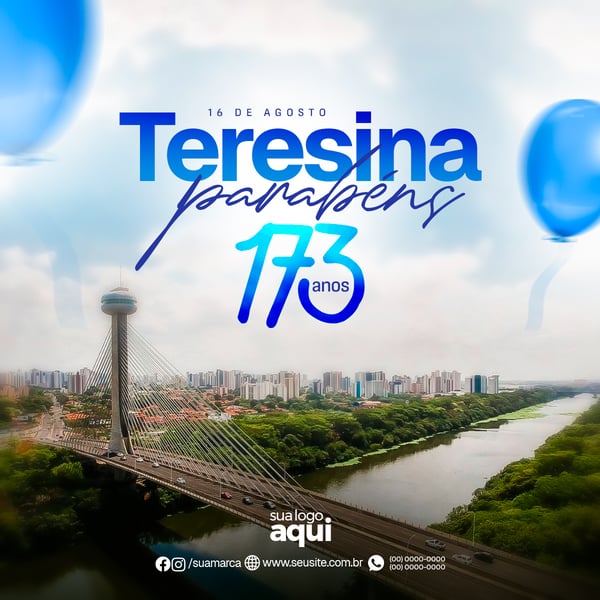 FLYER ANIVERSÁRIO DE CIDADE EMANCIPAÇÃO POLÍTICA