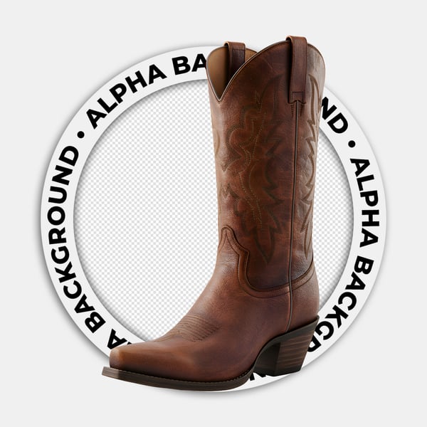 Botina de couro de cowboy 3